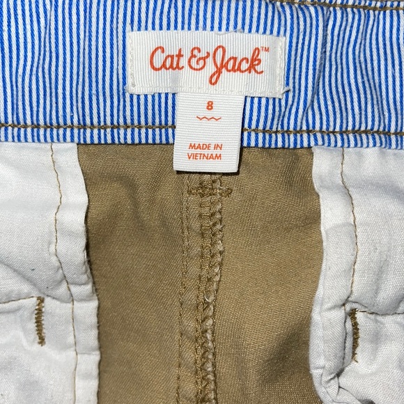 Cat & Jack size 8 khaki chino shorts - Picture 2 of 3